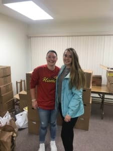 Phs Girls Soccer Team Donating Food To The St John S Lutheran